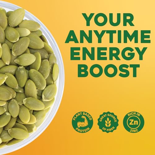Sunbest Natural Raw Pumpkin Seeds, 2 lbs – Unsalted & Shelled – Whole Pepitas, Pumpkin Seeds to Eat – Great for Snacking, Baking & Topping – Rich in Essential Fatty Acids, Iron & Protein (32 oz)