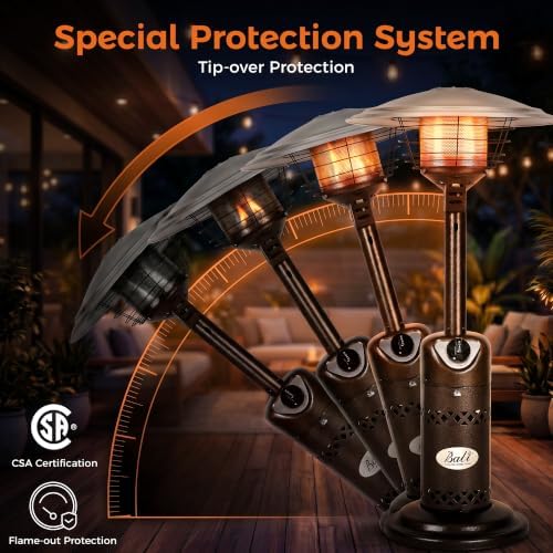 BALI OUTDOORS Portable Patio Heater