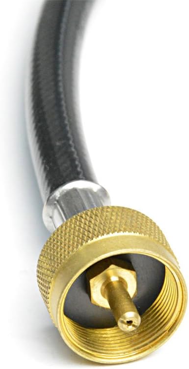 Stanbroil Propane Brass Tee Kit with 4-Port with 5-feet and 12-feet Hose | for Motorhomes Tank RV Camping