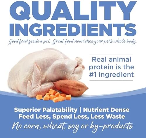 Pure Vita Grain Free Turkey & Sweet Potato Small Bites Dog Food 5lb