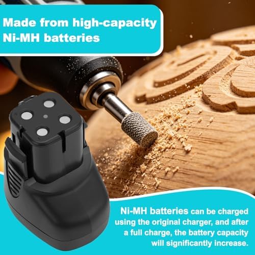 CREABEST 7.2V 3500mAh Ni-MH Battery Compatible with Dremel 757-01 7700 | MultiPro Cordless Rotary Tool Models Replacement for Dremel 7700-01 7700-02
