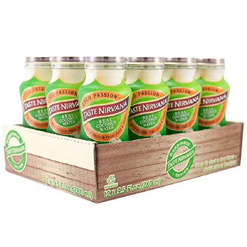 Taste Nirvana Coconut Water, 23.6 Ounce Bottles, 6 Count