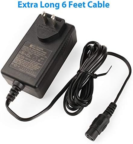 LotFancy 24V 1.5A Electric Scooter Charger for Razor E100, E200, E300, E500, PR200, MX350, Dirt Bike, Pocket Mod, Sports Mod, and Dirt Quad