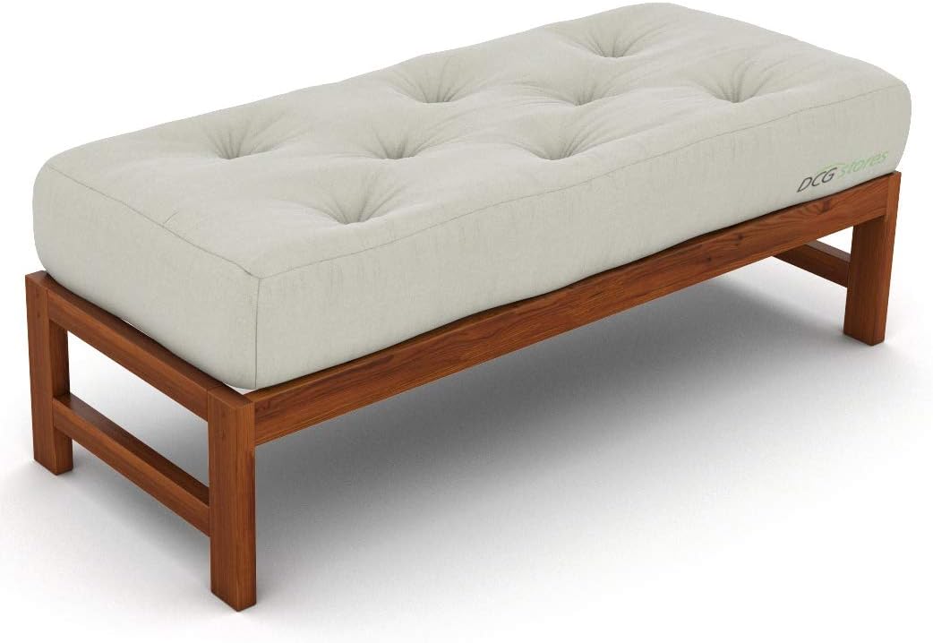 Nirvana Futons Plush, Comfortable 8-Inch Full Futon Mattress, Microfiber Fudge - Made in USA