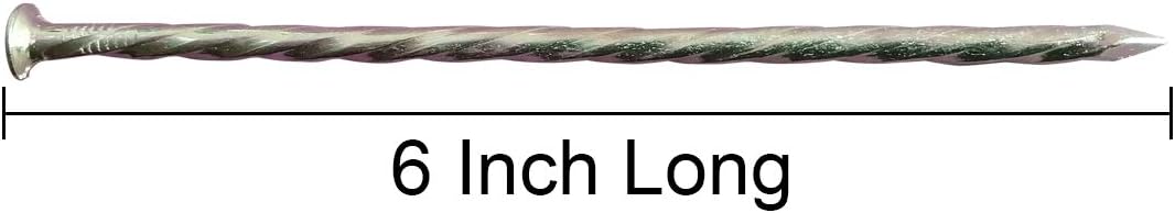 Artificial Turf Stakes, 35 Count 6-Inch,Galvanized Metal Landscape Spikes