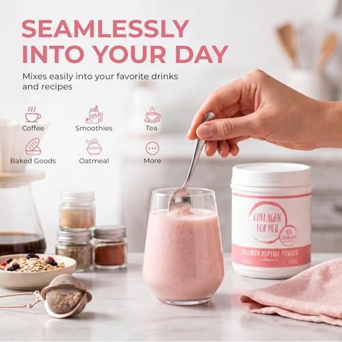 Collagen For Her Hydrolyzed Collagen Peptides, Grass Fed Bovine
