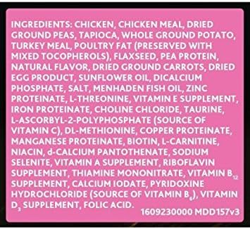 Pure Balance Small Breed Dog Food, Grain Free Chicken & Pea Recipe, 4 lbs