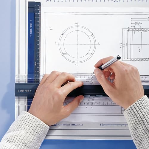 STAEDTLER Portable Drawing Board: 16 x 12 inches, Variomatic Drafting Head - Break-Resistant Plastic & Non-slip Feet - For Students, Professionals