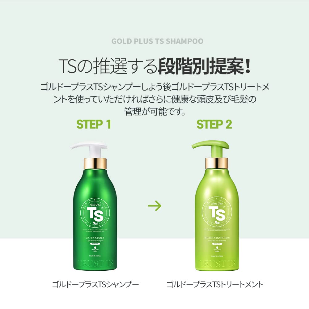 TS Gold Plus Shampoo | Hair Loss Shampoo with Biotin