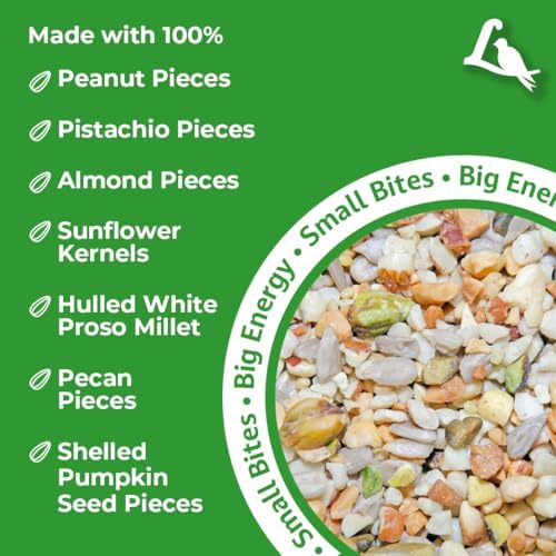 Lyric Fine Tunes Wild Bird Seed Mix - No Waste Bird Food Mix - Attracts Bluebirds, Finches, Chickadees & More - Seed for Outside Feeders - 15 lb Bag | Attracts Bluebirds, Finches, Chickadees and more - Seed for outside feeders