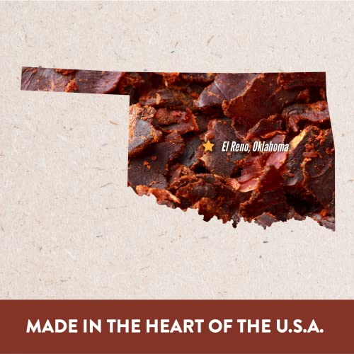 Hardtimes Handcrafted Beef Jerky Ends and Pieces - Original Flavor - 16 oz. Jar