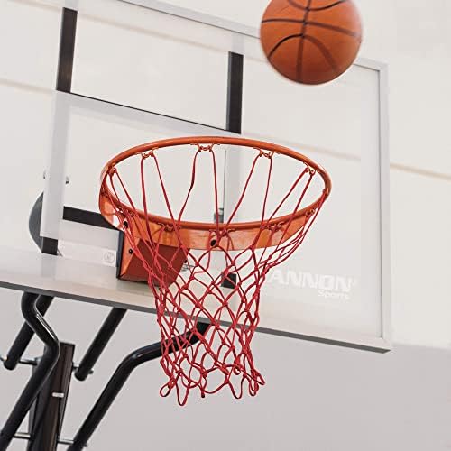 Cannon Sports Heavy Duty Basketball Net Replacement - 21 Inches - 12 Loop Standard Size - Weather Resistant for Indoor/Outdoor Courts - Fits All Standard Rims
