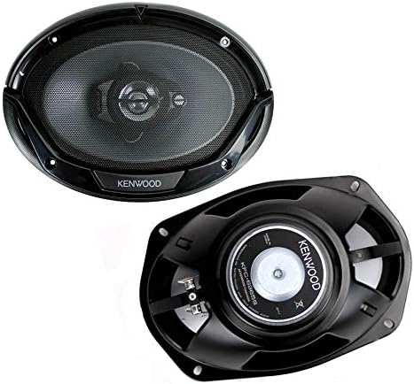 2) Kenwood KFC-1365S 5.25" 250 Watt 2-Way + 2) 6x9" 400 Watt 3-Way Car Speakers
