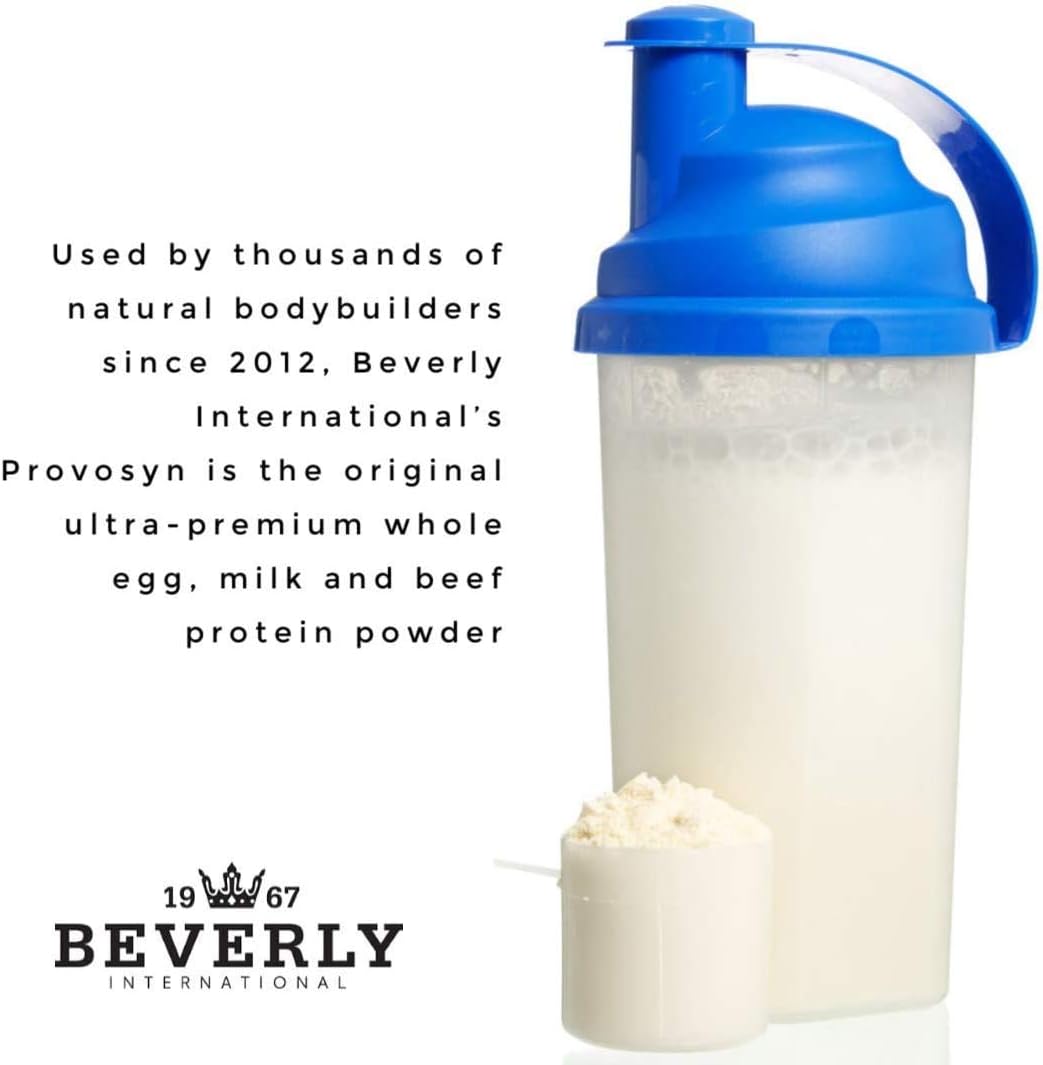 PROVOSYN Whole Egg, Milk & Beef Protein Powder, Vanilla, 616 g | Ultra-Premium Whole Egg, Casein + Whey & Beef Protein