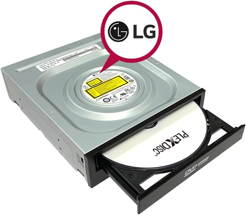 Digital LG HLDS Internal SATA 24x Super Multi with M-DISC Support CD DVD Burner Writer (GH24NSD0D) - Bulk | with M-DISC DVD Support (GH24NSD0D) - Bulk