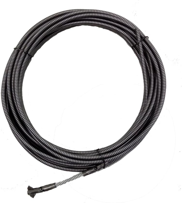 Erickson ARC-354 1/4" x 35' Replacement Drain Cable with Crawl Head – Compatible with Model "A" Hand Tool
