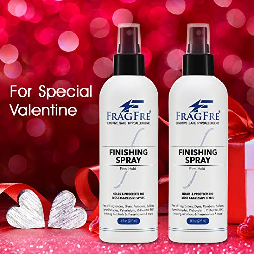 Firm Hold Hair Finishing Spray, Sensitive Skin, 8 Fl Oz, 1-Pack