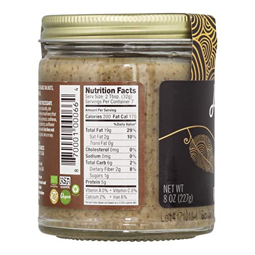 Artisana Organics Raw Tahini Sesame Seed Butter - Just One Ingredient, Unroasted, Vegan, Paleo and Keto Friendly, Non-GMO, 14oz Jar