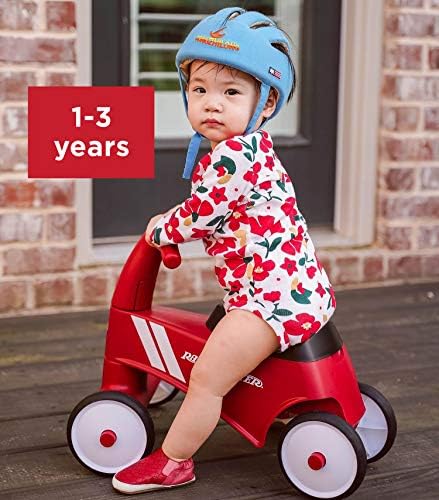 Radio Flyer Scoot About Sport Ride On, Toddler Ride On Toys, Front Steering | For Toddlers 1-3, Stable Wide-Set Front Wheels, Clear Kick Path