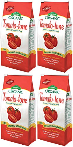 Espoma Tomato-Tone Organic Tomato Fertilizer, 4 lb. Bag (4 Pack)