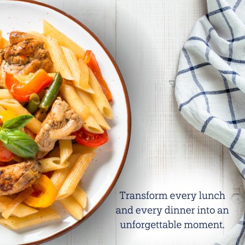 De Cecco Penne Protein Pasta | High Protein Noodles, 28g Protein, Made with Durum Wheat, Lentils & Beans, Vegan, Versatile Pasta, Made in Italy