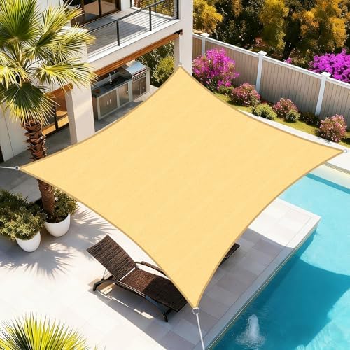 Artpuch Sun Shade Sail 16'X20' Sand Rectangle