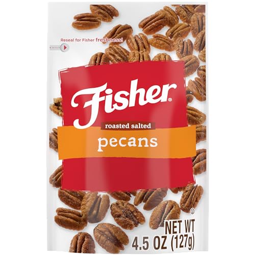 Fisher Snack Glazed Pecans Candied, 24 oz, Pack of 1 | Junior Mammoth Candied Pecans, Perfect For Gifting Or Personal Enjoyment, Crunchy, Irresistibly Sweet