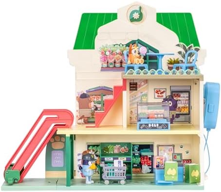 Bluey Toy House Mega Bundle, Family Home & BBQ Playhouse, Ages 3-5