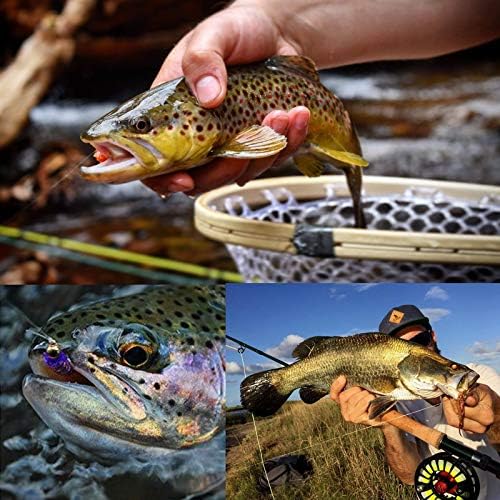 M MAXIMUMCATCH Maxcatch Fly Fishing Tapered Leader Line 6 Pack -Pre-Tied Loop- Tensile Strength- Abrasion Resistance- Low Memory 7.5ft/9ft/12ft/15ft, 0X-7X