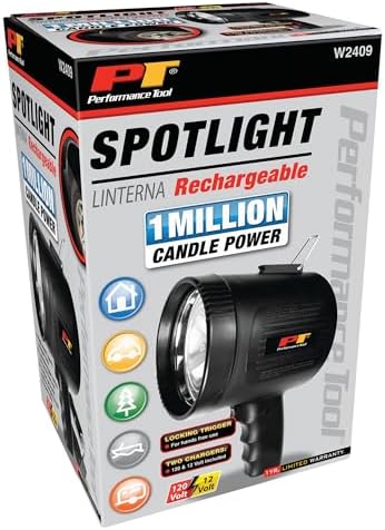 Performance Tool W2409 1 Million Candlepower Halogen Spotlight