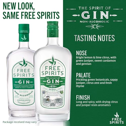 Free Spirits Zero Proof Gin Alternative, Whiskey Style Spirit, 750 mL