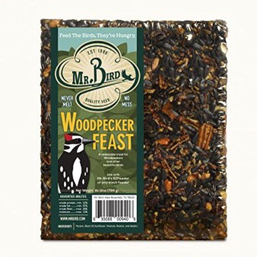 12-Pack of Mr. Bird Woodpecker Feast Large Wild Bird Seed Block 1 lb. 12 oz.