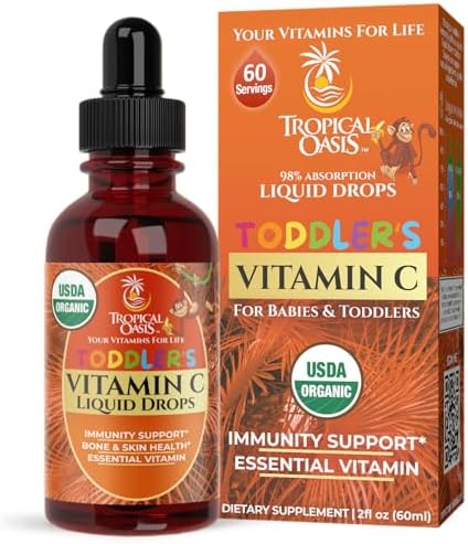 Premium Liquid Multivitamin For Kids | Sugar Free Kids Vitamins | 100% DV of 14 Vitamins for Kids | Multivitamin for Children Ages 4+ | Great Tasting, Non-GMO, Max 98% Absorption Rate- 16 oz, 32 Serv