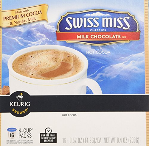 Swiss Miss Hot Chocolate K-Cup16- 0.52 oz/ EA, NET WT 8.32 Ounce