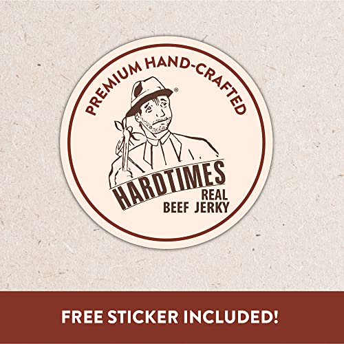 Hardtimes Handcrafted Beef Jerky Ends and Pieces - Original Flavor - 16 oz. Jar