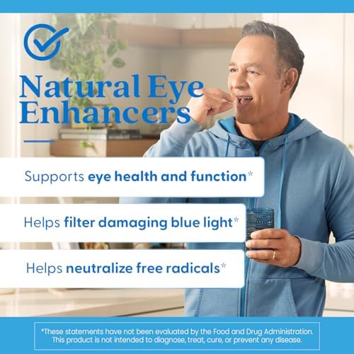 Doctor's Best Natural Vision Enhancers for Men & Women - Lutein and Zeaxanthin Supplement with Fish Oil, Eye Health Support Supplement for Adults