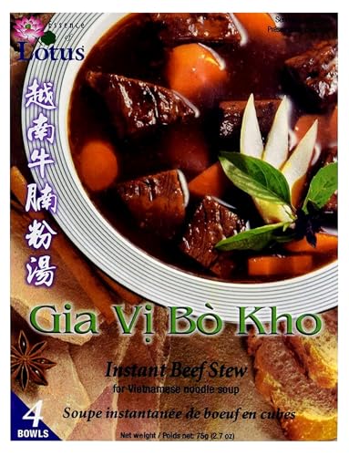 Essence of Lotus Instant Spicy Beef Pho Soup Mix — Ready-to-Eat Flavorful, Restaurant-Quality Pho broth, Made in the US (Spicy Beef Soup Mix, 1-Pack) | Ready-to-Eat, broth
