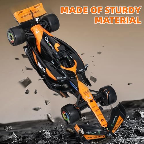 MIEBELY Official Licensed 1/14 McLaren F1 Remote Control Car for Adults Kid | MCL38 F1 RC Car, 2 Rechargeable Batteries