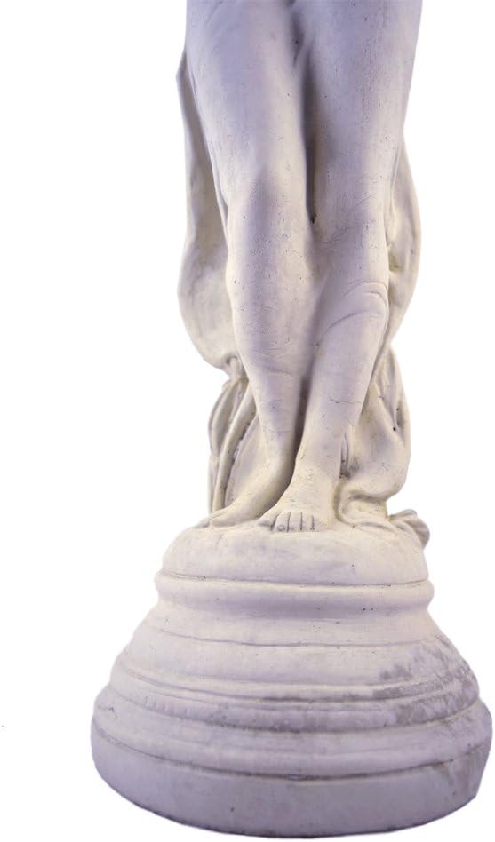 Classic Victorian Style Girl with Dove Cast Stone Garden Muse Statue | 28-Inches, Made in the USA