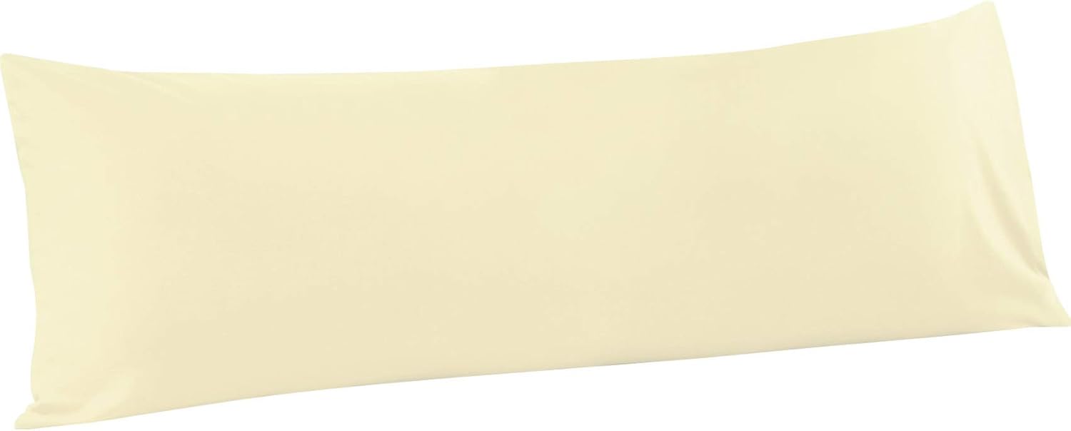 FLXXIE 2-Pack Microfiber Standard Pillow Cases, Envelope Style, White