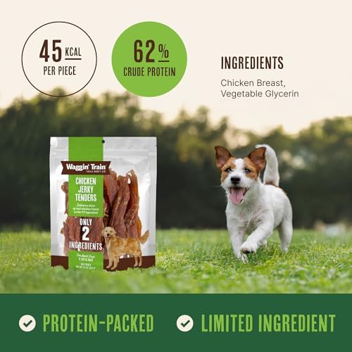 Waggin' Train Limited Ingredient, Grain Free Dog Treat, Chicken Jerky Tenders - 11 oz. Pouch