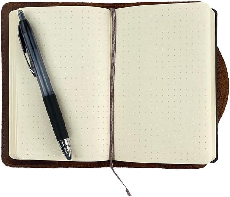 Hide & Drink, Journal Cover for Moleskine Hard Cover Sketchbook (3.5 x 5.5 in.), Notebook NOT Included, Full Grain Leather, Handmade (Pocket)