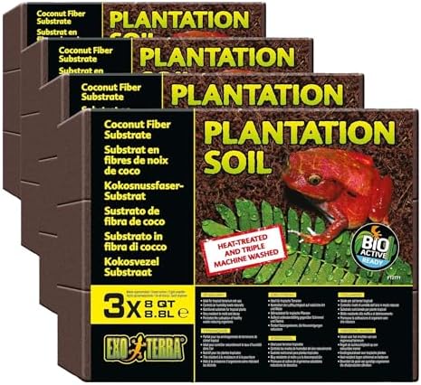 Exo Terra Plantation Soil, 8 Quarts - 3 Count (Pack of 1)