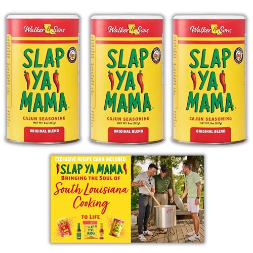 Slap Ya Mama Cajun Seafood Boil, 1 lb - Pack of 3 | 3 1 lb bags of Cajun seafood boil seasoning for crawfish, shrimp, crab, corn, potatoes, and sausage.