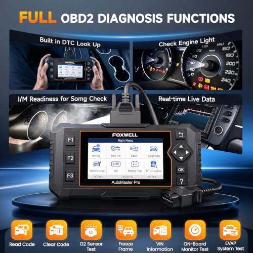 2026 FOXWELL NT624 Elite OBD2 Scanner, All-System 8 Resets Code Reader