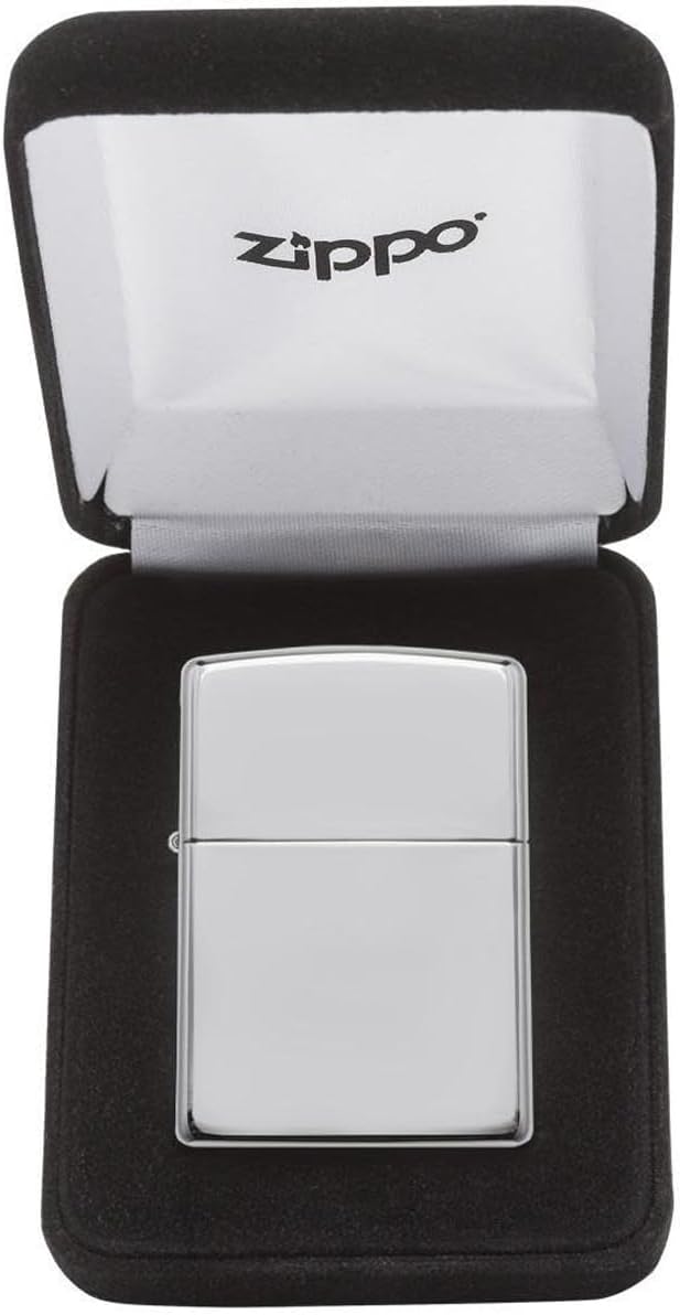 Zippo Armor Sterling Silver Windproof Lighter, High Polished Finish #26