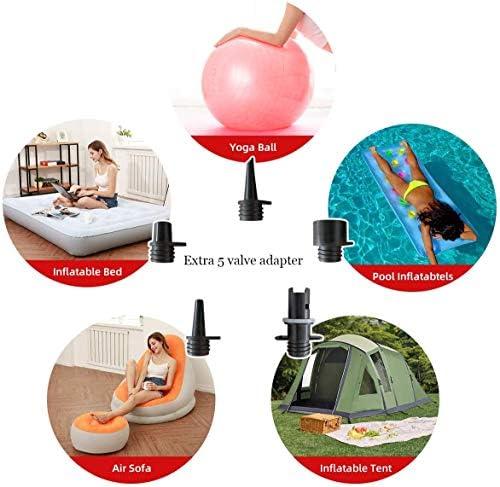 20PSI High Pressure SUP Electric Air Pump, Dual Stage Inflation Paddle Board Pump for Inflatable Stand Up Paddle Boards, Boats, Kayak