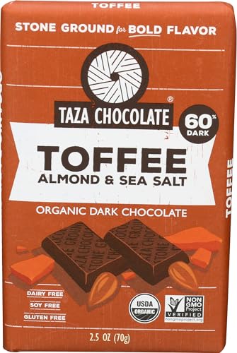 Taza Chocolate Organic Amaze Bar 95% Stone Ground, Wicked Dark, 2.5 Ounce (1 Count), Vegan
