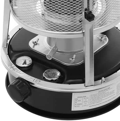 9000 BTU Portable Kerosene Heater, 2600W Lightweight Kerosene Stove for Indoor & Outdoor Use, Non Electric Heater for Survival Emergency, Fishing, Hunting, Hiking