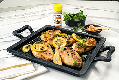 Johnny's - Chicken & Pork Seasoning - Pack of 6 - 4.75 oz | Savory Herb & Spice Blend, Ideal For Chicken, Pork, Roasting, Grilling